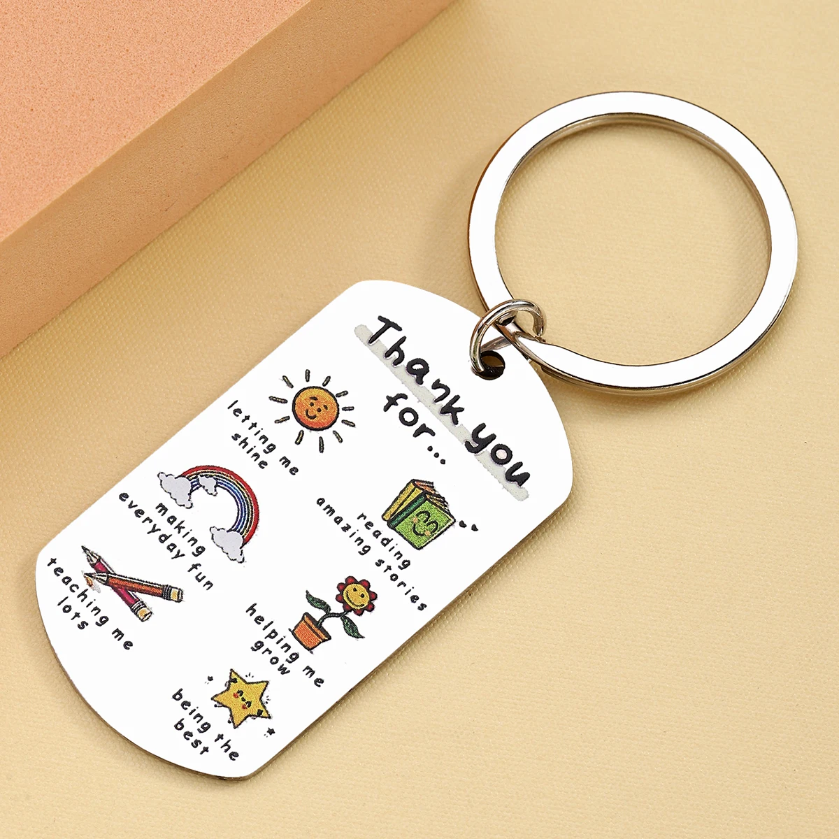 Llavero bonito de agradecimiento para mujer, regalo de Navidad, Día de Acción de Gracias, Día de San Valentín, 1 unidad - imagen 3