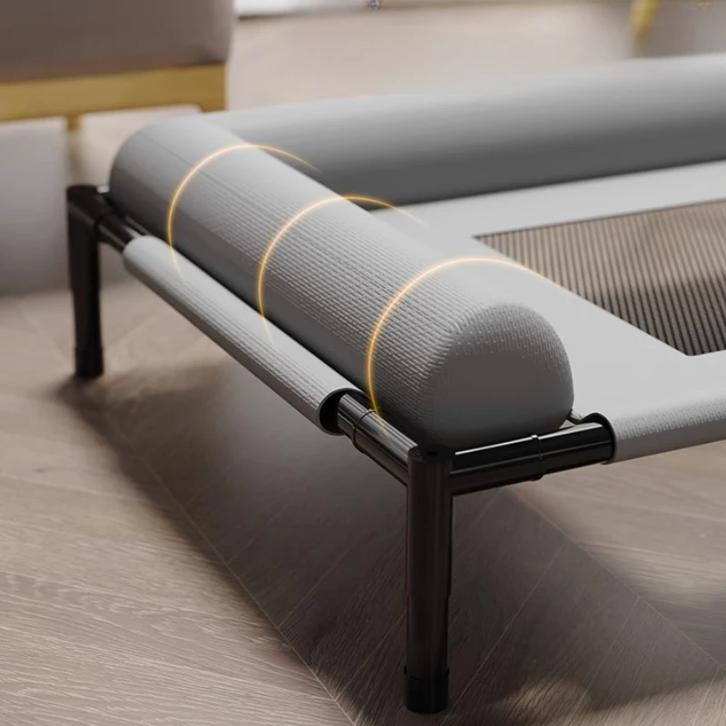 Cama de marcha para perros transpirable de verano, camas para perros lavables y extraíbles para todas las estaciones, perrera para mascotas mediana y grande para gatos ensamblados - imagen 4