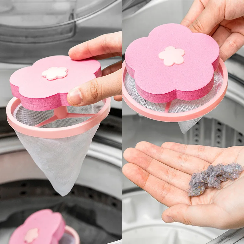 Eliminador de pelo de mascotas reutilizable, Bola de lana, pegatina, filtro de lavadora, recogedor de pelusas de pelo de mascotas, Herramientas de limpieza de lavandería, accesorios para gatos - imagen 3