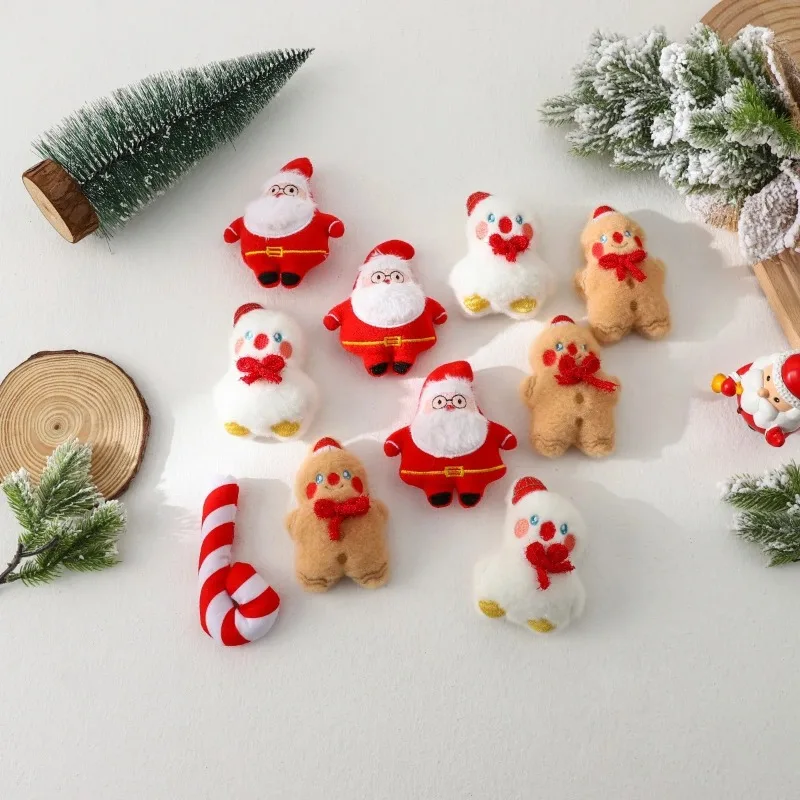 Juguete de Navidad para mascotas, bonito juguete de peluche con sonido de ladridos BB, limpieza de dientes, juguete navideño para mascotas, accesorios para cachorros, juguetes interactivos para perros pequeños - imagen 2