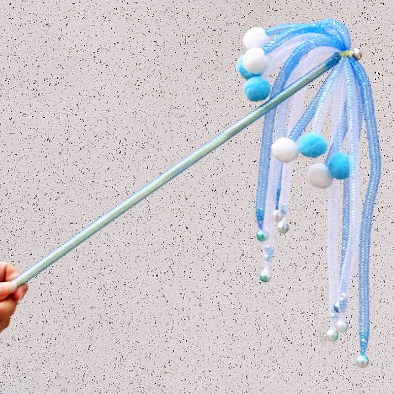Juguete para gatos, bola de lana con borlas, juguetes para gatos, red elástica interactiva, palo de burlas para gatos de girasol, juguete para gatos autohi con campana, suministros para mascotas - imagen 5