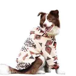 Abrigo Sherpa con capucha para perros grandes – Protección frío