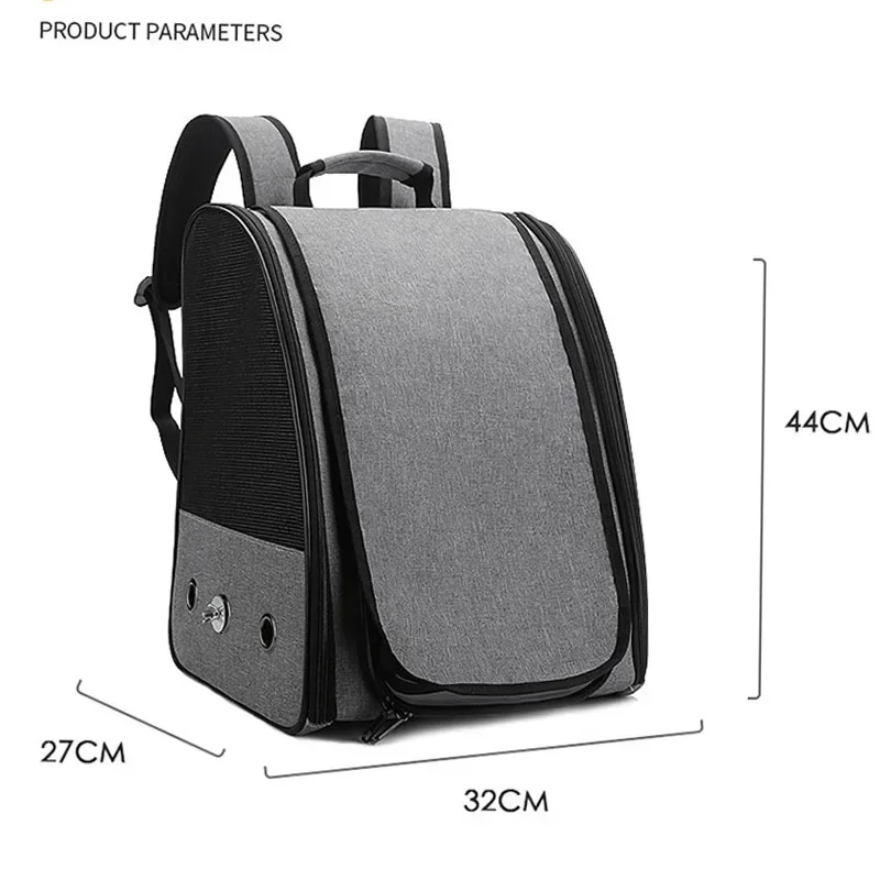 Vista frontal mostrando cubierta transparente y visibilidad