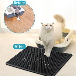 Filtro absorbente para arena de gato – Alfombrilla lavable impermeable