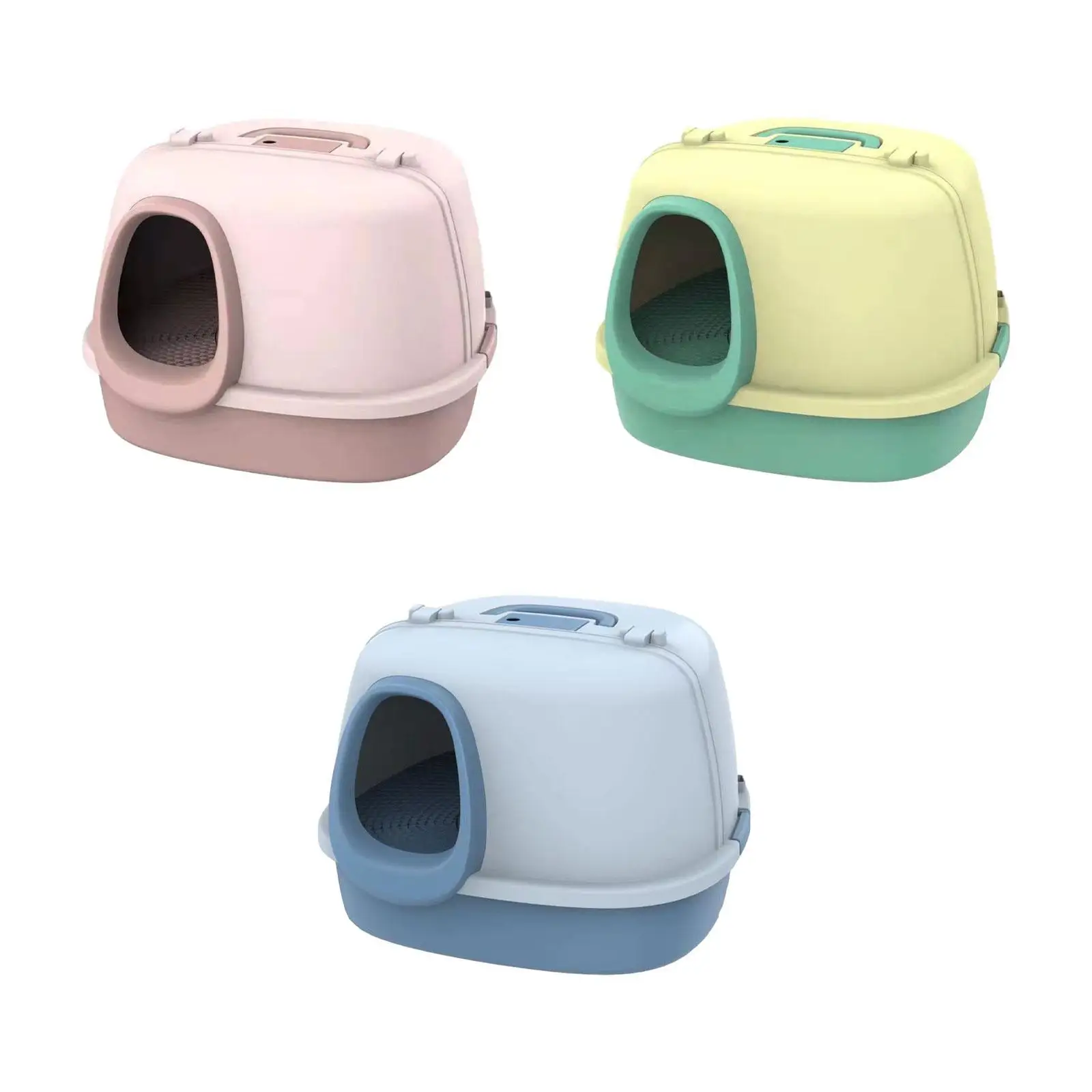 Enclosed Cat Litter Tray Corridor Design Pet Supplies Kitten Potty Toilet