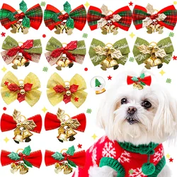 Lazos navideños con campana para perros y gatos - Pack festivo