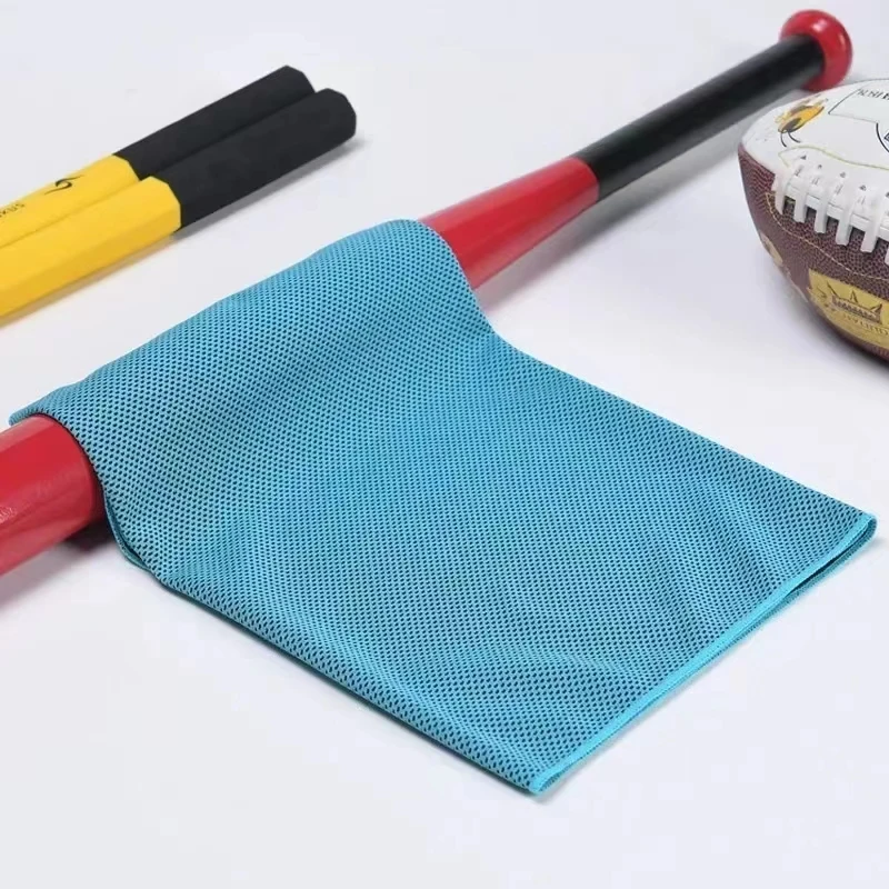 Toalla deportiva portátil con Mini juego de Gel de silicona, toalla fría de fibra de poliéster, deporte, gimnasio, correr al aire libre, toalla fresca de secado rápido - imagen 2