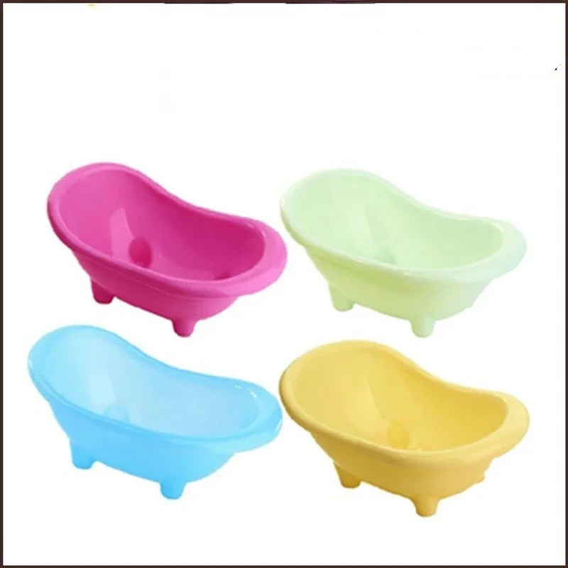 Bañera de plástico para mascotas, suministros de baño para hámster, juguetes para mascotas pequeñas, accesorios para jaula de ratas - imagen 2
