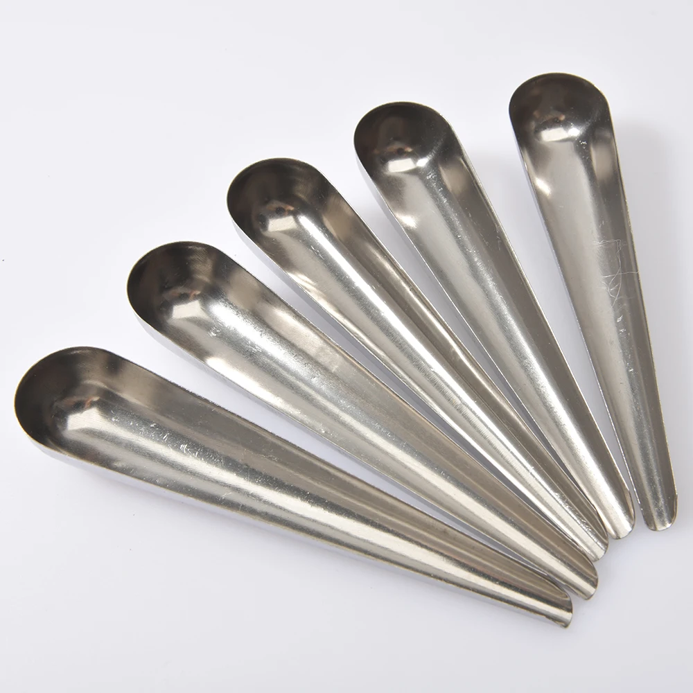 Jaula para pájaros, alimentador de acero inoxidable, cuchara para comida de pájaros, pala, loro, paloma, accesorios para pájaros, 1 ud. - imagen 3