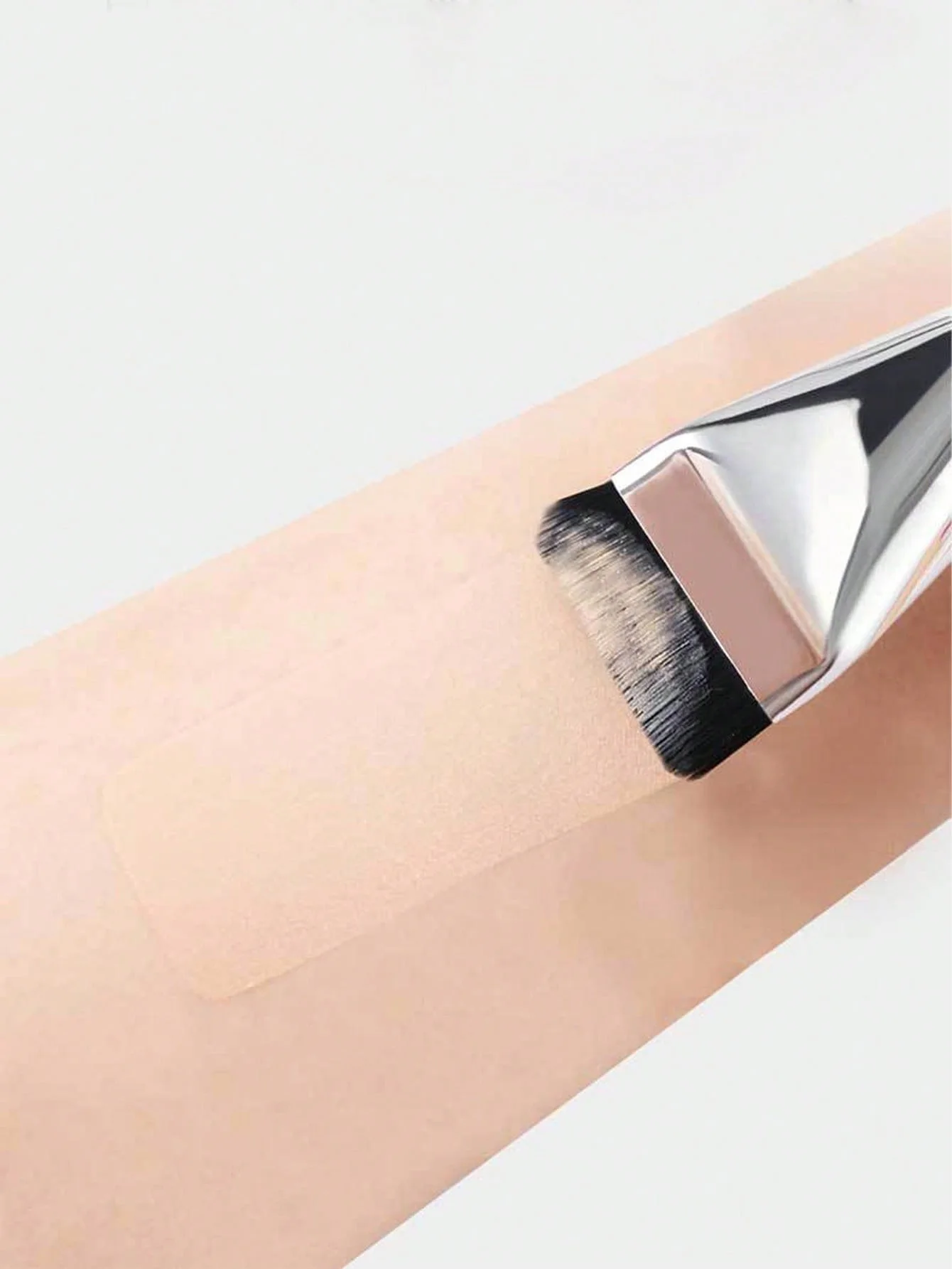 Brocha maquillaje base líquida ultrafina sin rastro – Cabezal plano - imagen 5