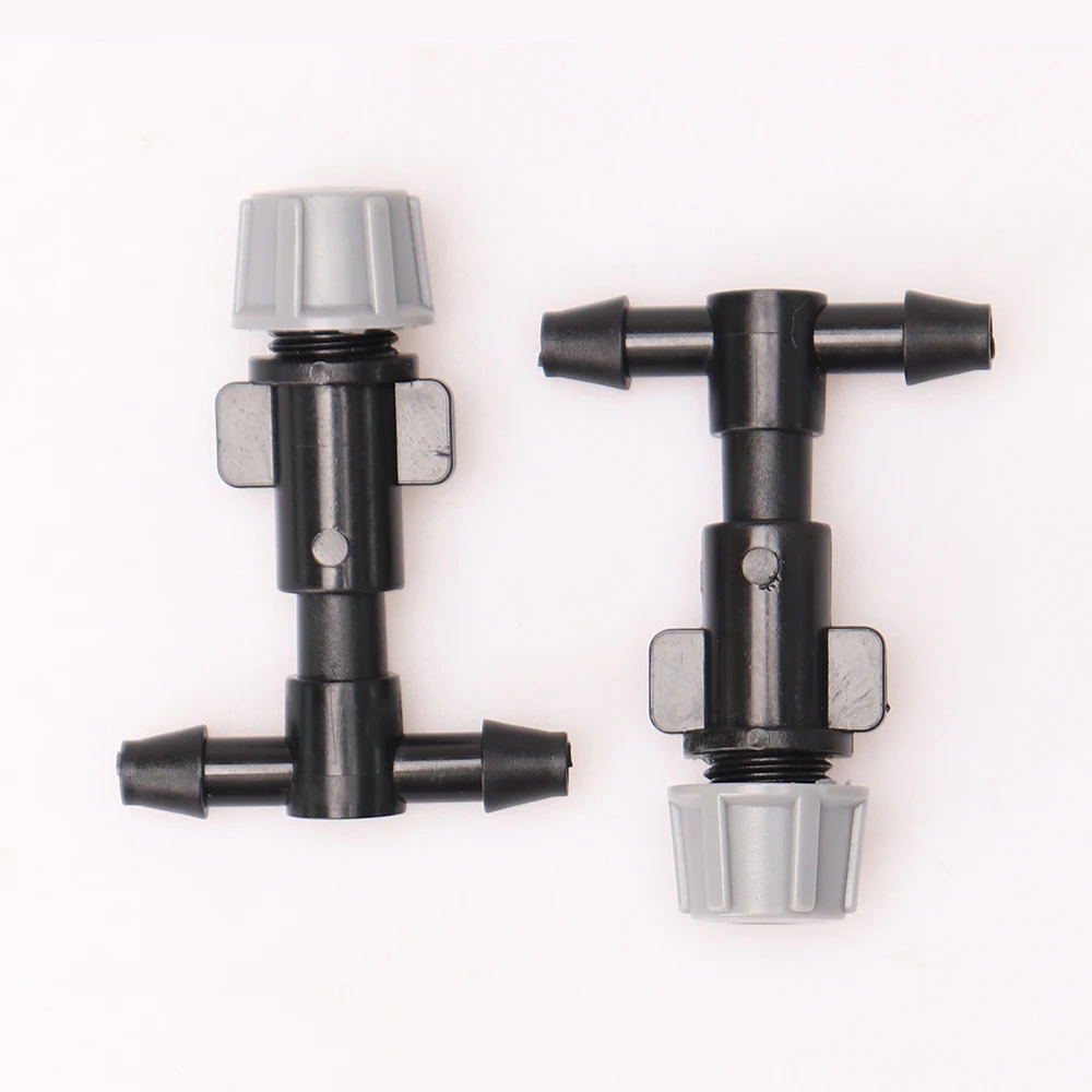 50 Uds. Boquilla de cabezales de aspersor de nebulización de jardín de riego de plástico con juntas en T para riego por nebulización - imagen 2