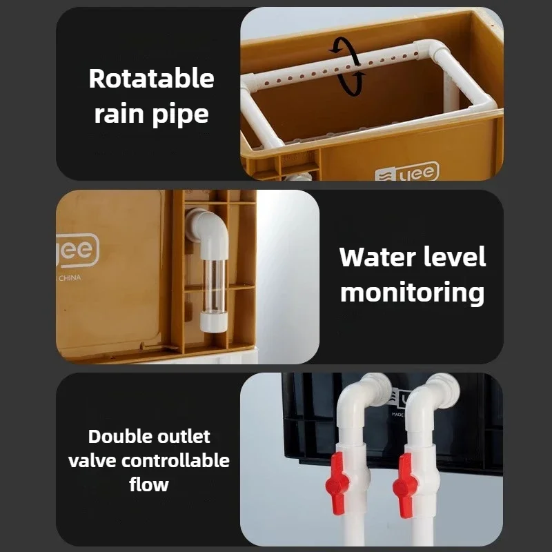 Sistema de filtro de tanque de peces de acuario externo, filtro de recipiente de acuario, filtros de pecera exteriores, accesorios para mascotas acuáticas, equipo - imagen 5