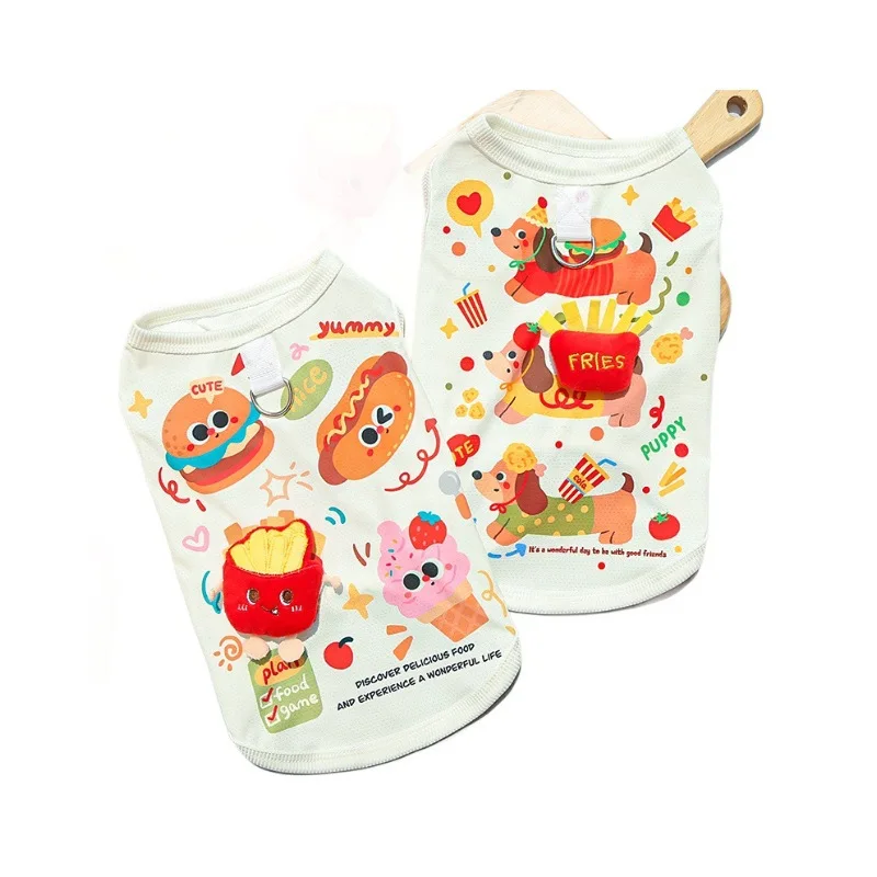 Chaleco refrescante de seda helada para perros y gatos, camisa ligera y transpirable de verano para mascotas para perros pequeños y medianos - imagen 5