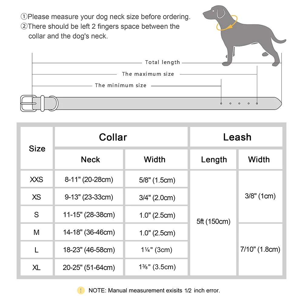 Collar de perro de cuero auténtico, conjunto de correa, Collar personalizado para mascotas con correa, placa con grabado gratis para perros pequeños, medianos y grandes - imagen 5