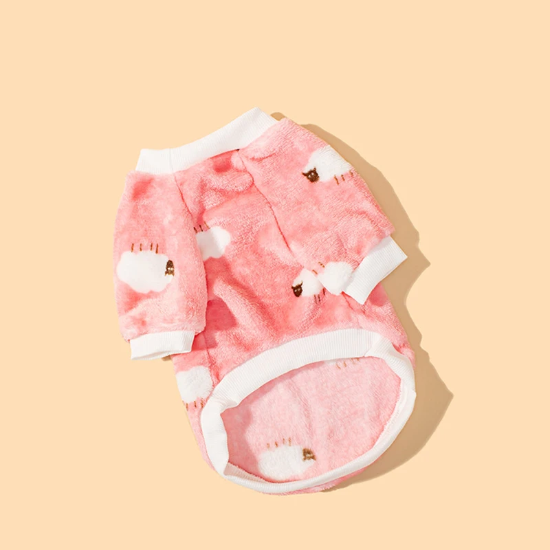 Ropa para mascotas, forro polar de dibujos animados para perros, cachorros Bichon Frise de tamaño pequeño y mediano, cómodo forro polar. - imagen 5