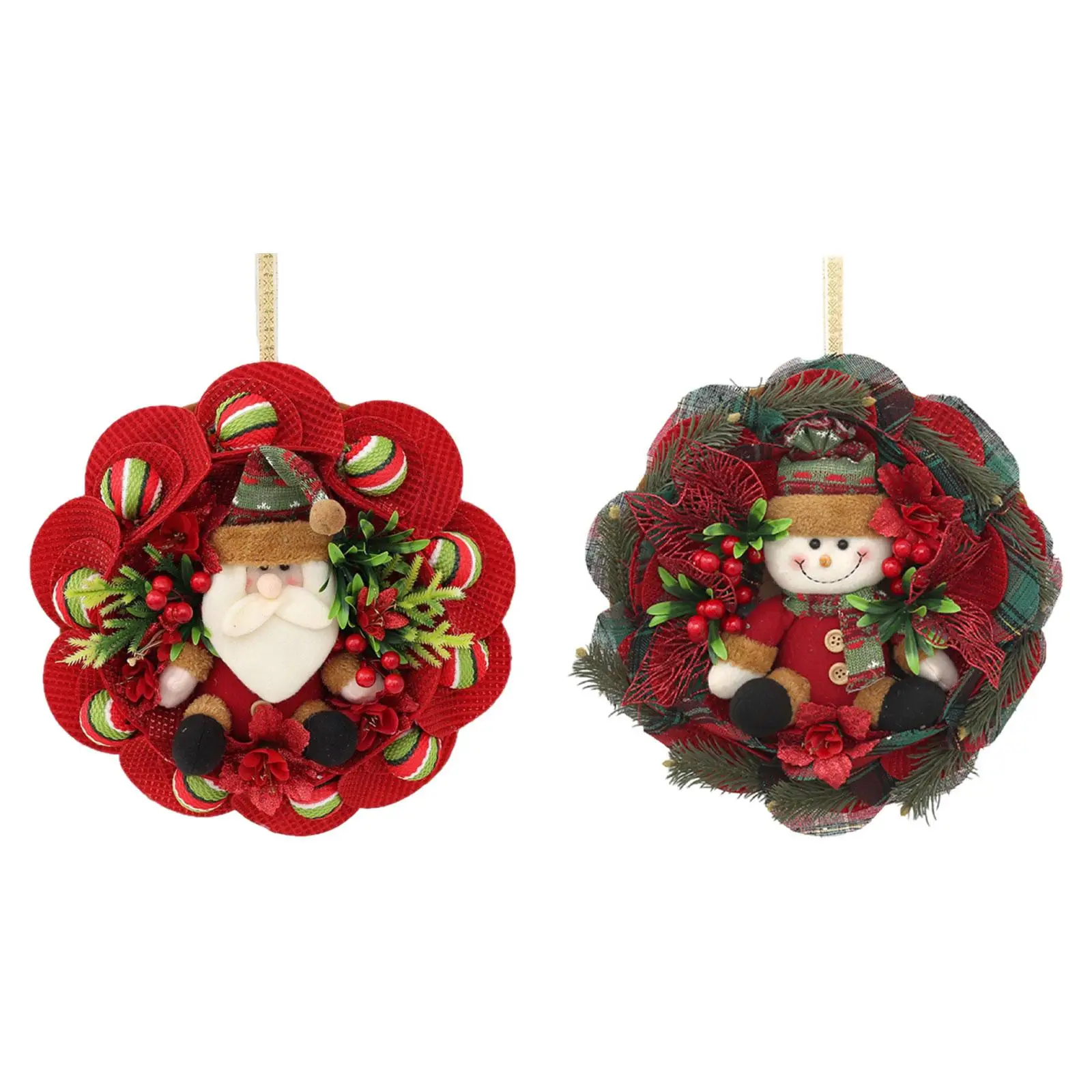 Guirnalda de muñecos navideños de 35cm para chimeneas, decoración de porche, fiesta decorativa - imagen 2