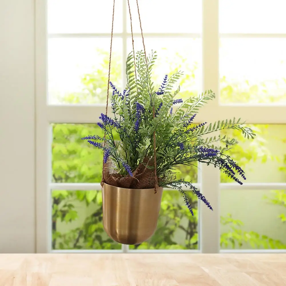 Soporte para plantas de superficie lisa, maceta colgante para jardín, bricolaje - imagen 4