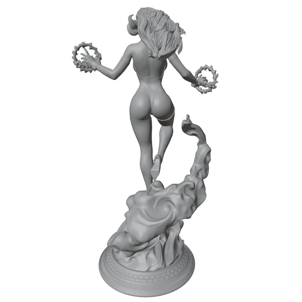 Estatua personaje anime impresa en 3D, miniatura sin montar ni pintar - imagen 2