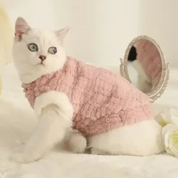 Jersey térmico para gatos cachorros – Abrigo suave de invierno