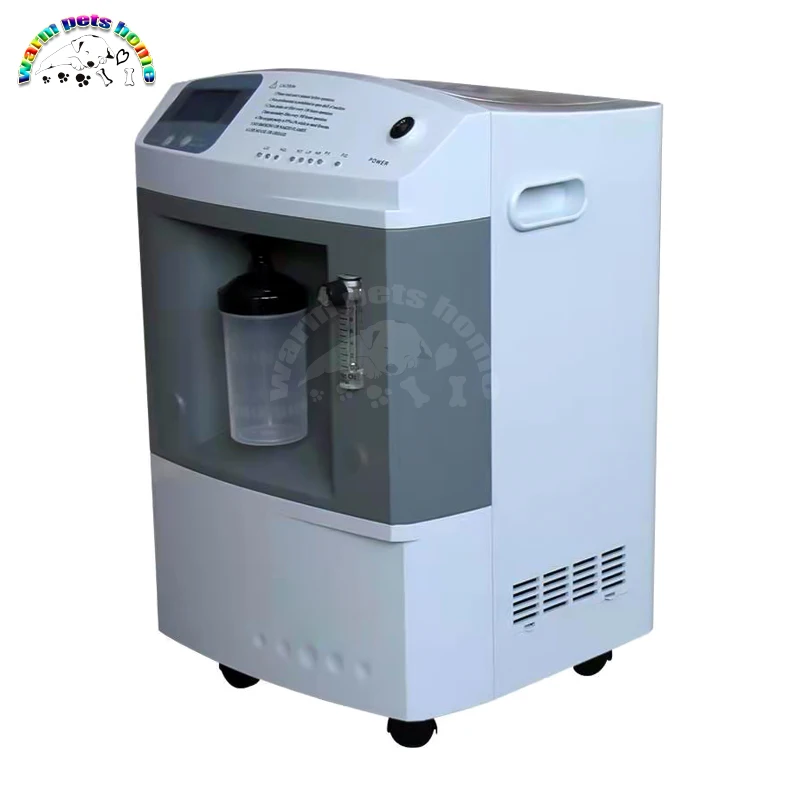 Máquina veterinaria del oxígeno 10L Equipo hospitalario para mascotas Generador de oxígeno de alto flujo Máquina veterinaria - imagen 2