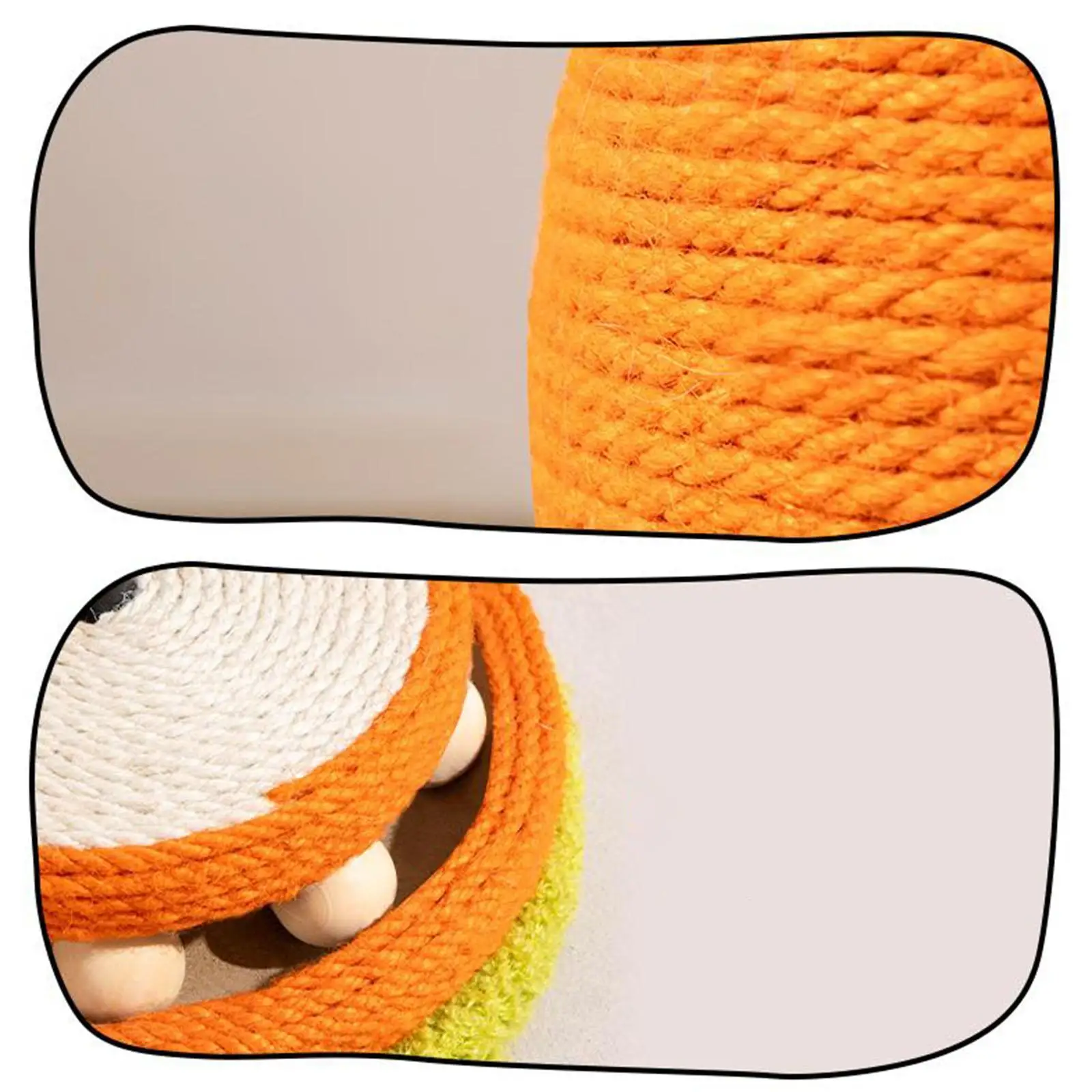 Cat Scratch Post Toy Carrot Shape Cat Scratcher Post for Exercise Playing