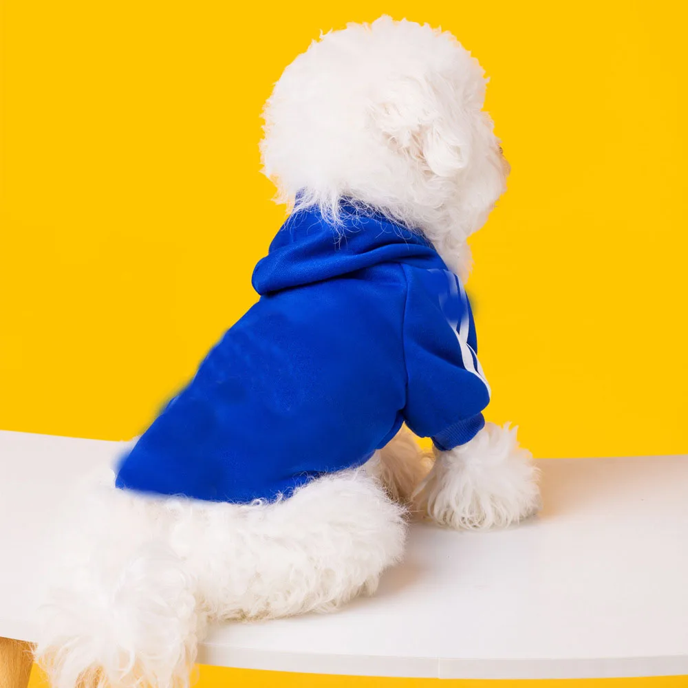 Ropa para perros de diseño de marca, sudaderas con capucha para perros pequeños y medianos, ropa deportiva para mascotas, Sudadera con capucha, disfraz para cachorros y gatos, primavera y otoño - imagen 3