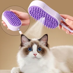 Cepillo quitapelos vapor recargable para gatos y perros