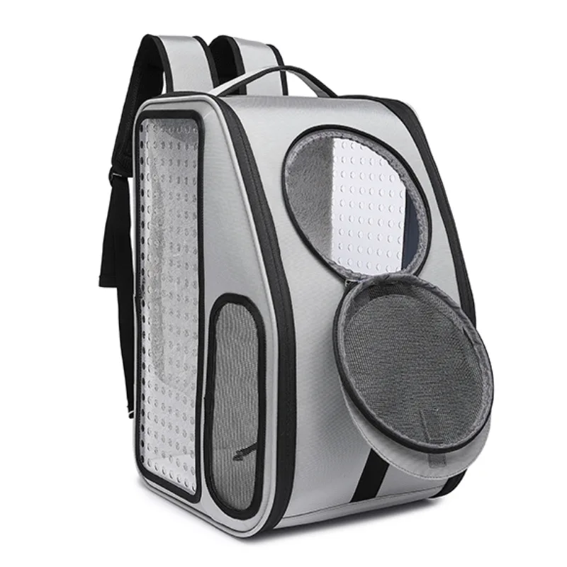Mochila transportadora plegable para mascotas con ventilación - imagen 4