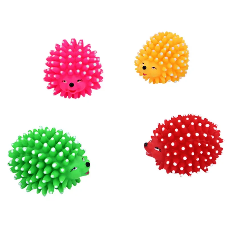 Pelota realista de erizo para perros, juguetes para perros pequeños, juguete para masticar de goma para cachorros, cosas para perros, juguetes para perros, entrenamiento Dental - imagen 5