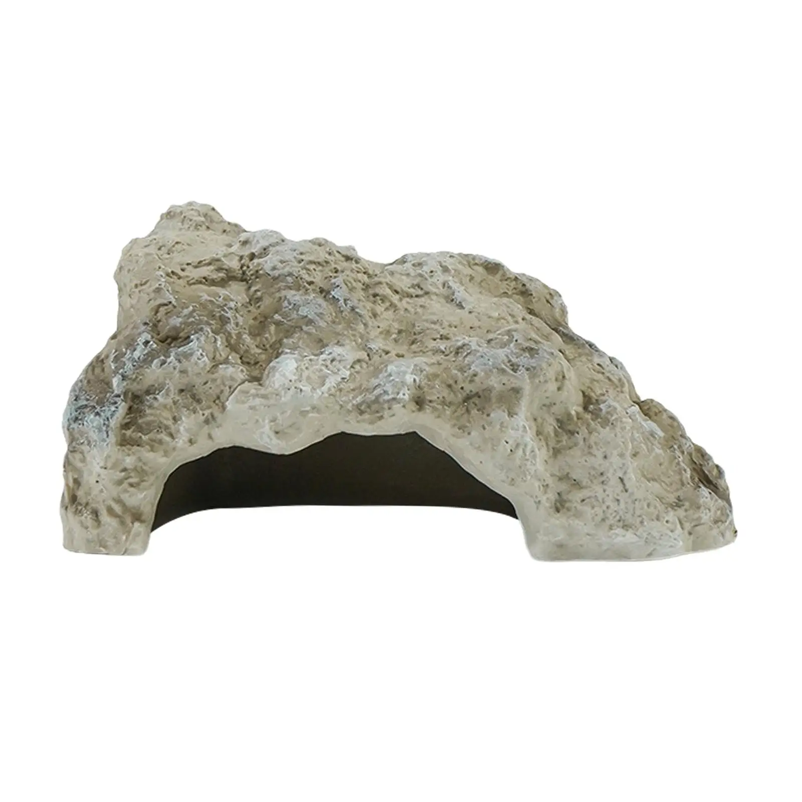 Plataforma para tomar el sol de tortugas, decoración de hábitat de paisaje de PVC, escondite de roca para reptiles, escondite de cueva para reptiles, para dragón barbudo, tortuga, Gecko - imagen 3