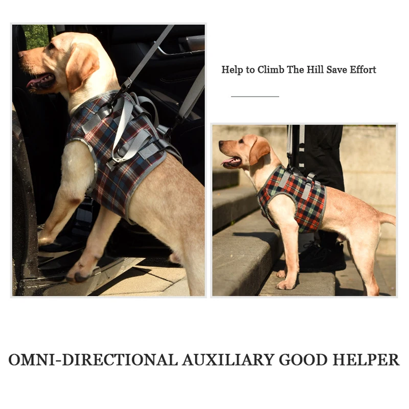 Cinturón de soporte de cuerpo completo para perros, arnés para lesiones en las articulaciones, artritis, parálisis, rehabilitación de mascotas, entrenamiento para caminar, chaleco de elevación ajustable - imagen 5