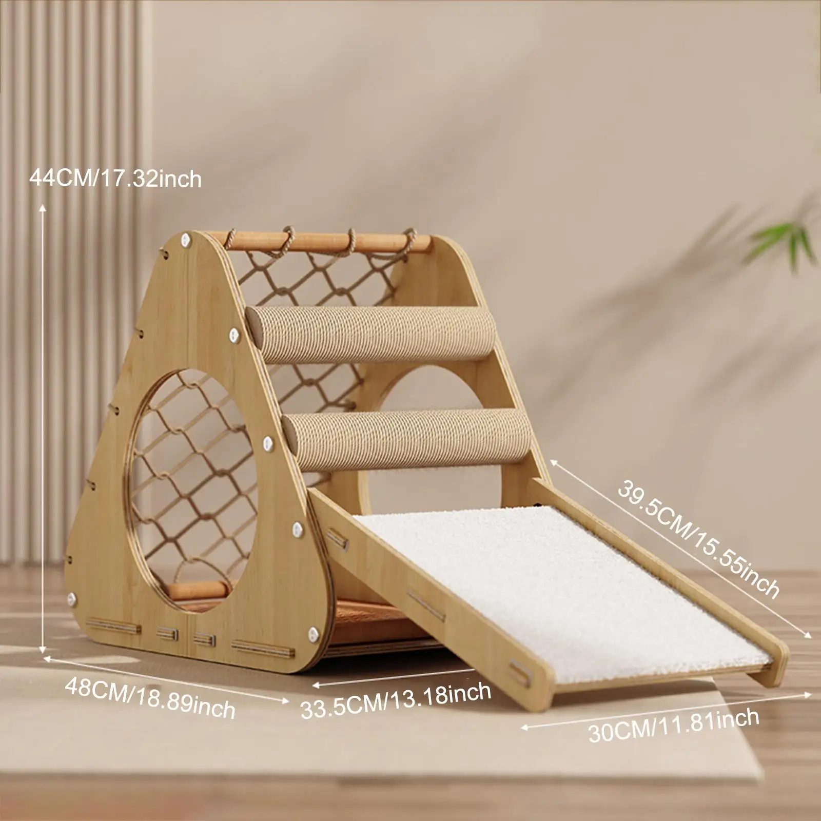 Cat Scratcher House Resting and Sleeping Cave Cat House Kitty Condo for Kitty Indoor Cats Cat Birthday Pet Supplies Home Decor