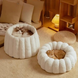 Cama suave tipo manta para perros y gatos pequeños, cálida y acogedora