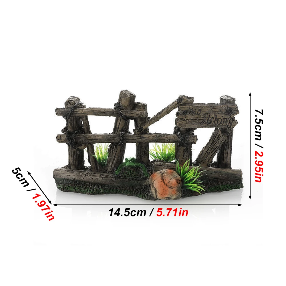 Adorno de valla de acuario simulada, paisajismo de acuario, decoración de escritorio, paisaje en miniatura de rocalla Artificial, 1 ud. - imagen 2