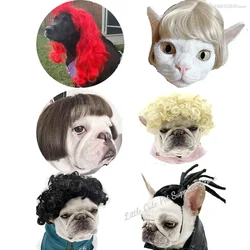 Peluca de cosplay para perros - Accesorio para Halloween y fiestas