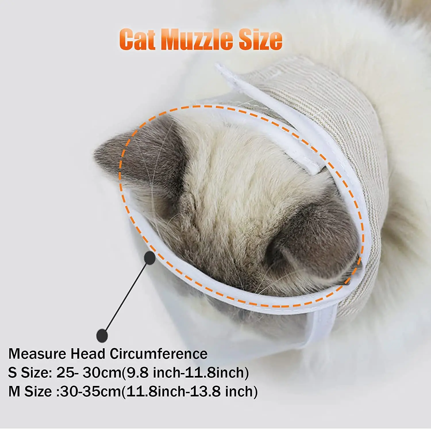 Transparent Cat Muzzle Breathable Dogs Cats Bathing Grooming Tools Anti Bite Puppy Kitten Muzzles Mask Pet Product - imagen 5