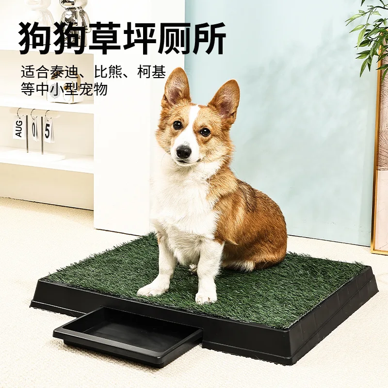 Tapete antiderrames para cachorros de césped sintético - imagen 2
