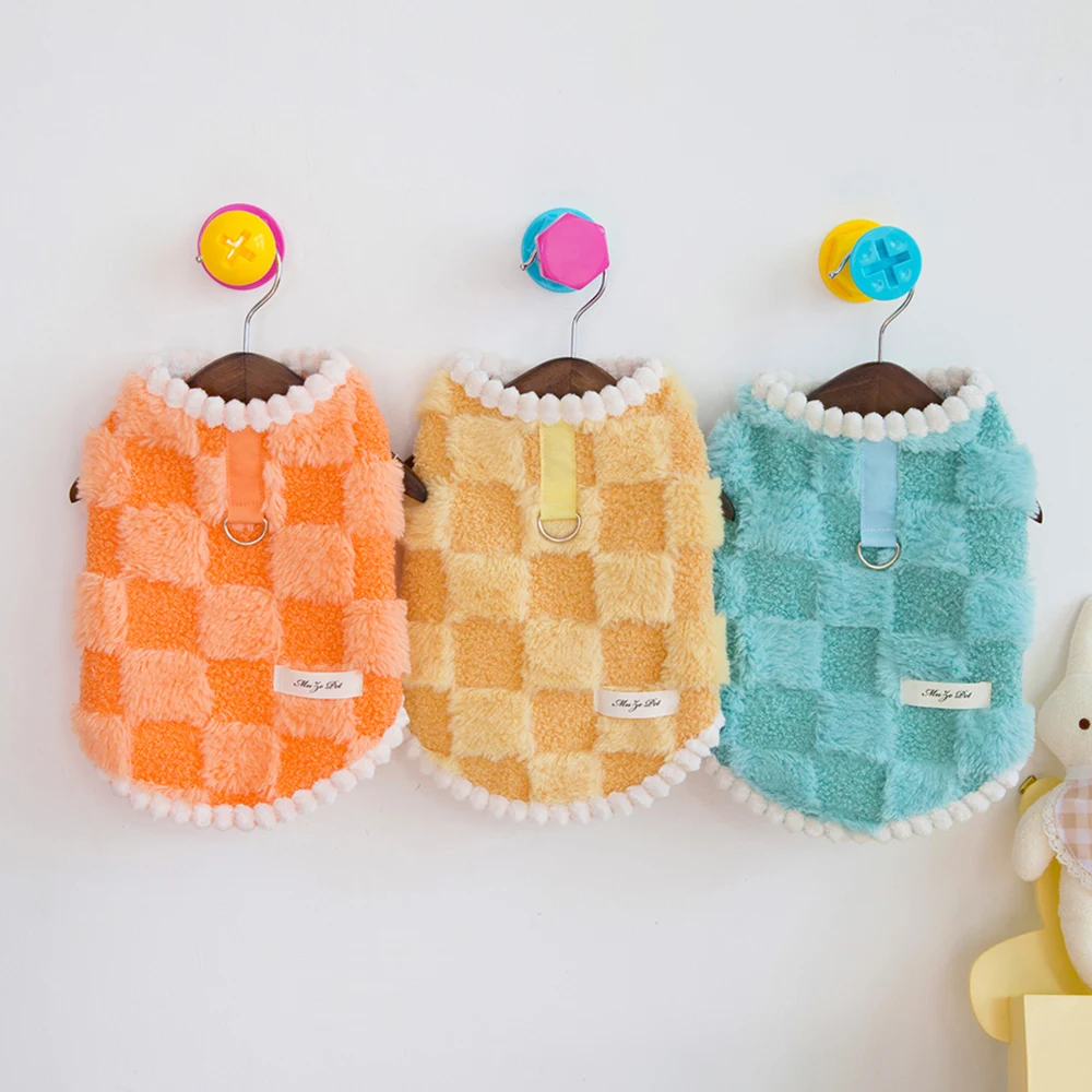 Chaqueta cálida para mascotas, abrigo con hebilla para perros pequeños, ropa de invierno para cachorros, Yorkshire, novedad - imagen 4