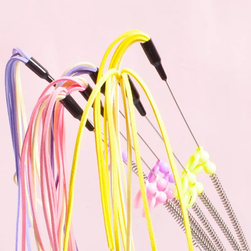 Juguete para gatos, palos con borlas, juguetes interactivos con mango de resorte, juguetes para gatos, palo resistente a mordeduras con campana, suministros para mascotas - imagen 4