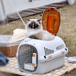 Transportador de gato tragoluz transpirable cómodo - aerolínea coche