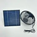 Solar energy fan
