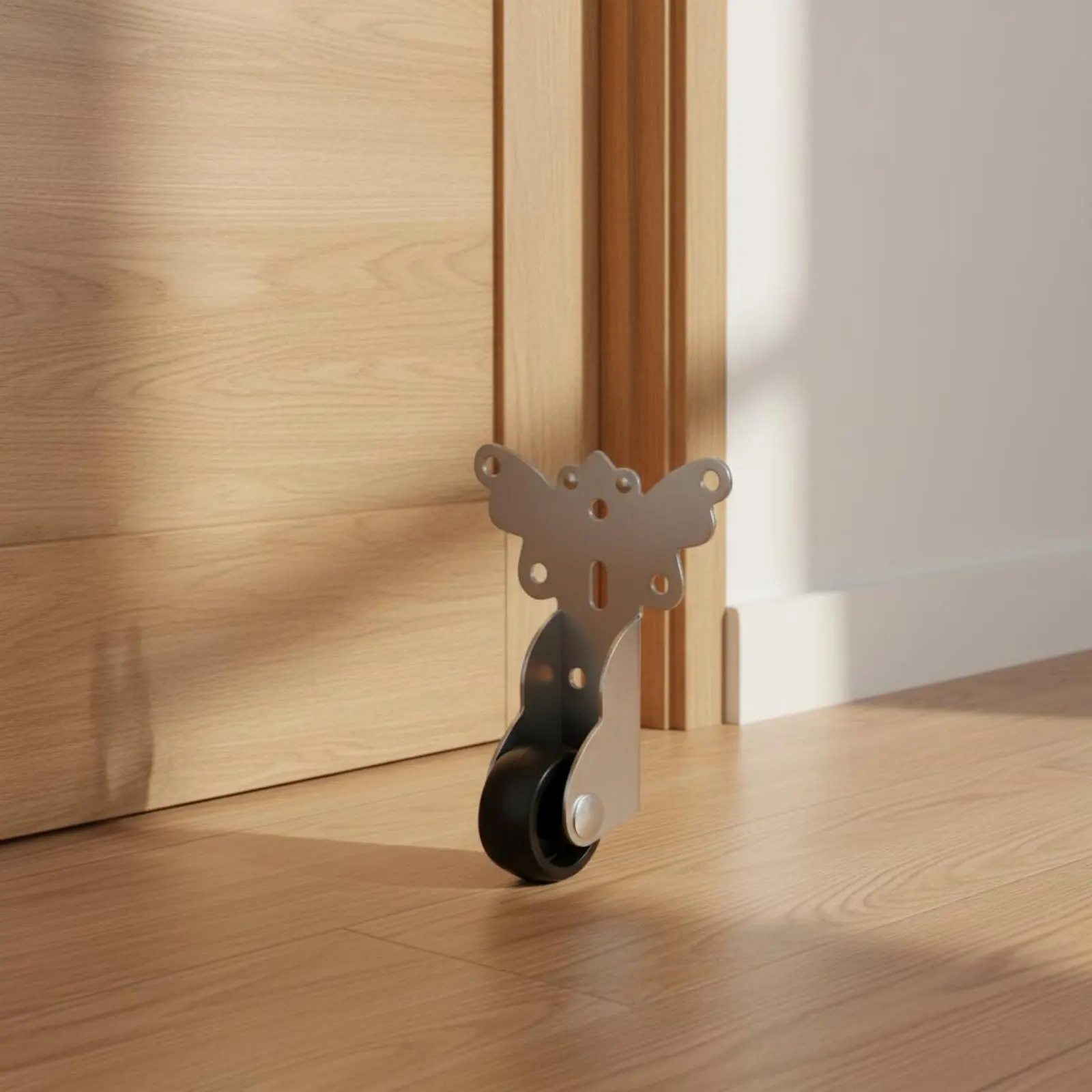 Rueda direccional para puerta de gatos y perros – Antideslizante y silenciosa - imagen 2