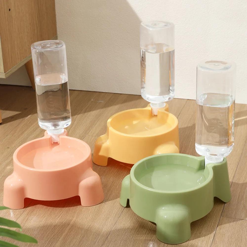 Cuenco de agua para gatos, alimentador de agua automático individual, dispensador de agua para perros, bebedero para mascotas, cuenco para beber para mascotas sin derrames, - imagen 5