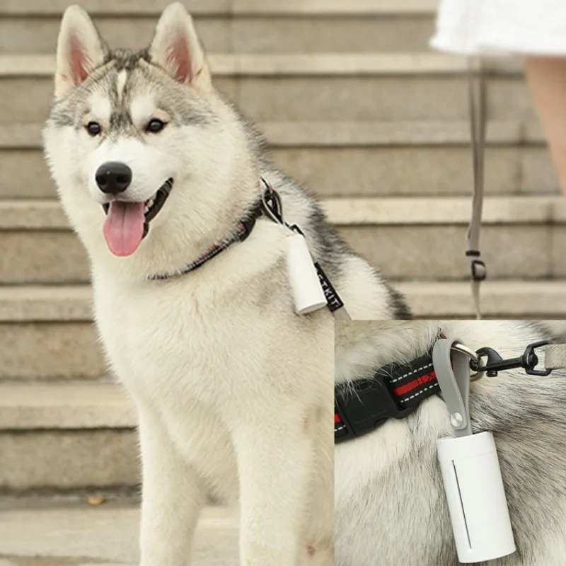 Petkit-caja de arena para mascotas, recogedor de heces portátil al aire libre, bolsa de colección de heces de mascotas, productos de limpieza para perros verdes, HDPE Degradable - imagen 2