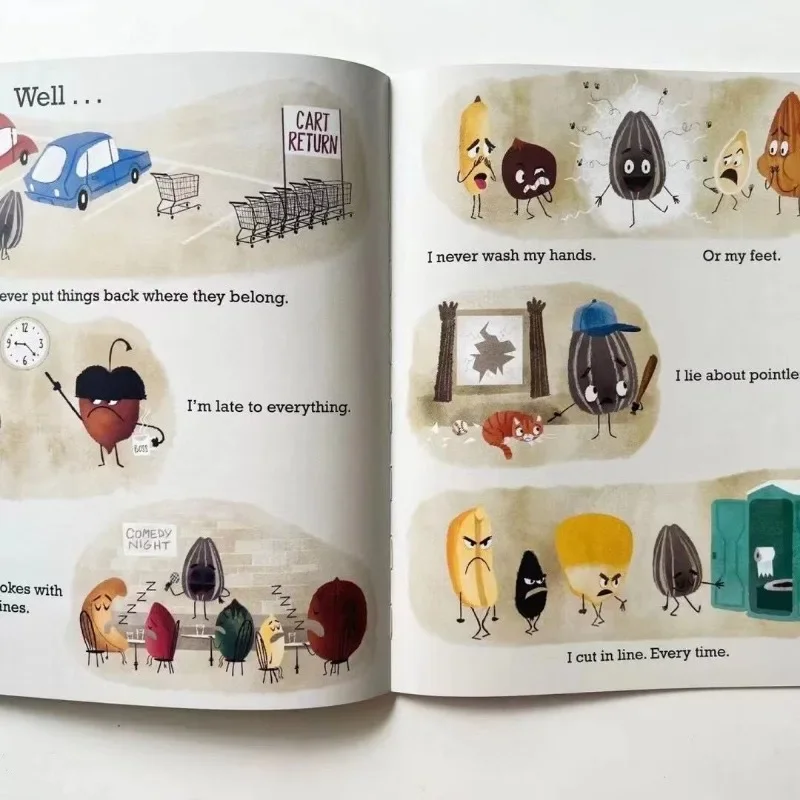 TheBadSeed Bad Seed godegg, Libro de imágenes divertido para niños, buen huevo CoolBean, inglés, Original, 6 libros - imagen 3