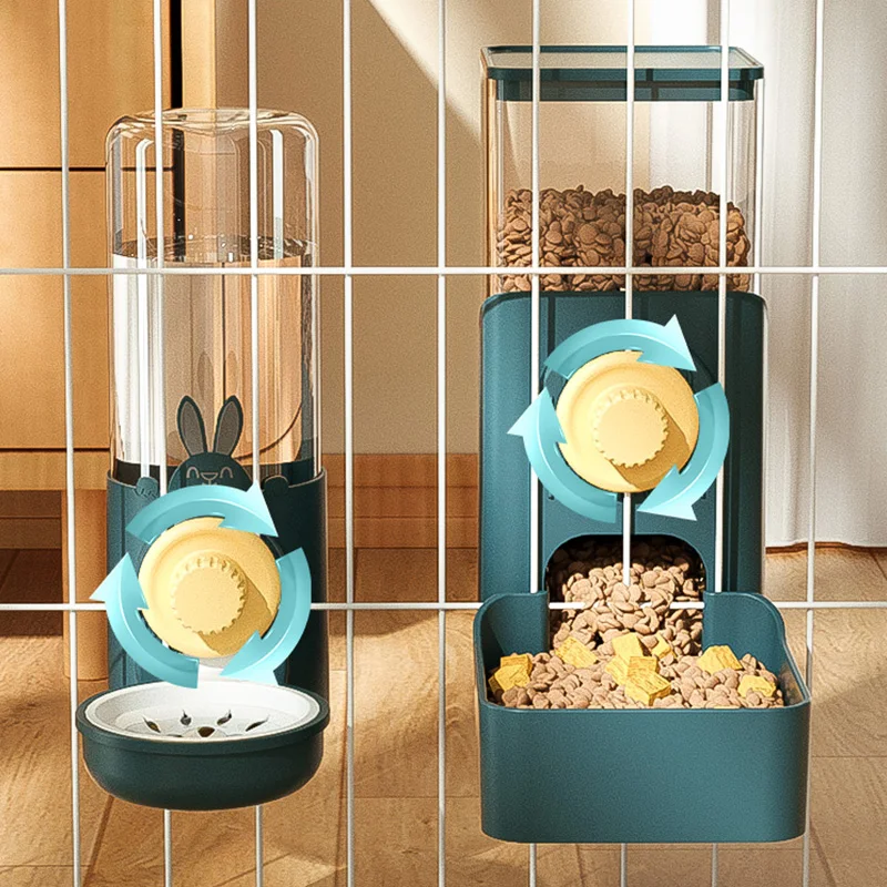 HOOPET-cuchillas automáticas para mascotas, alimentador colgante, botella de agua para perros, contenedor de comida, tazón dispensador para cachorros y gatos, producto de alimentación para mascotas - imagen 3