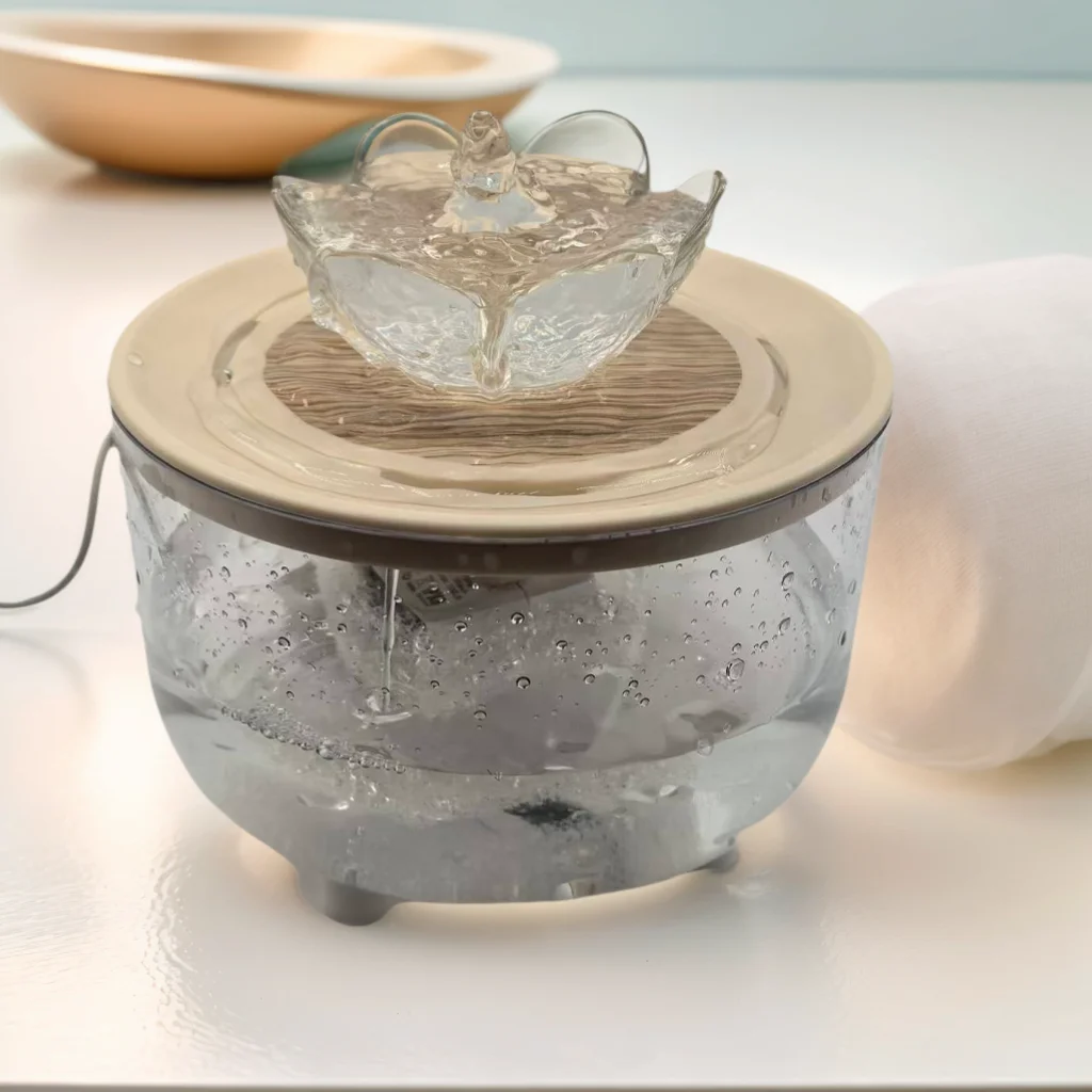 Nueva fuente de agua USB para gatos, filtro automático, bebedero transparente para gatos, dispensador de agua de filtrado de recircular antiseco con bomba - imagen 2