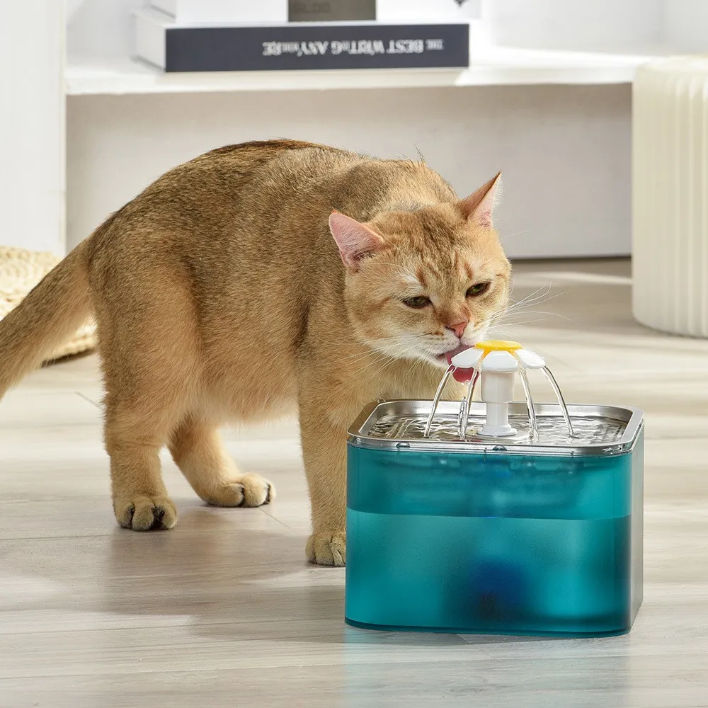Bebedero automático para gatos y perros con circulación de agua USB - imagen 3