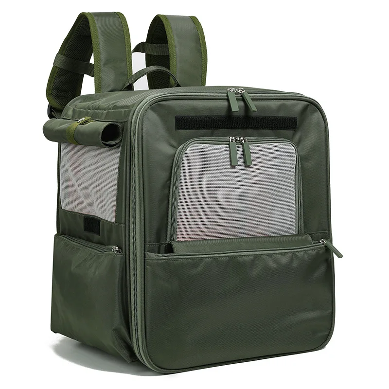 Mochila Premium para mascotas al aire libre, transpirable, cómoda, nido para gatos, bolsa para mascotas, tienda integrada, bolsa plegable portátil para gatos - imagen 2