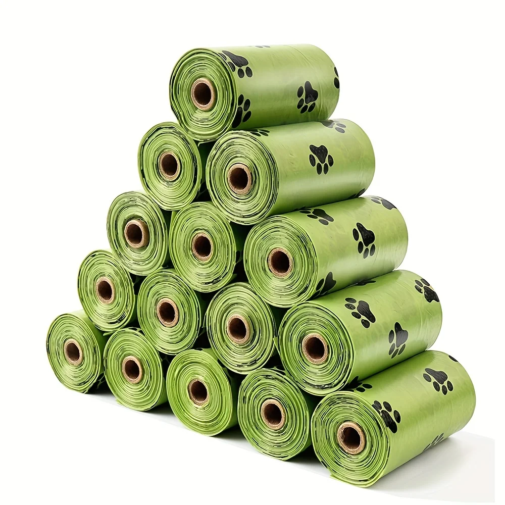 150 piezas/75 piezas 10 rollos/5 rollos, bolsas de basura para perros perfumadas con lavanda: extra gruesas, fuertes y 100% a prueba de fugas